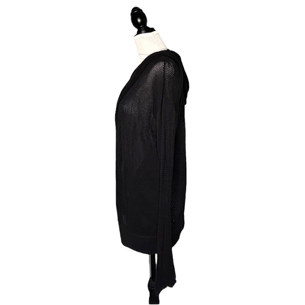 Lululemon Still Movement Wrap Open Cardigan Black Size 8 - Picture 9 of 11